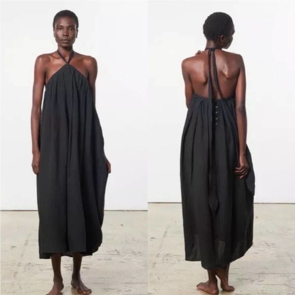 Mara Hoffman Graziella Scandinavian Lagenlook Linen Convertible Skirt Dress XS - Picture 2 of 15